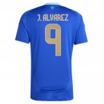 Günstige Fußballtrikots Argentinien J. Alvarez 9 Auswärtstrikot 2024 Kurzarm